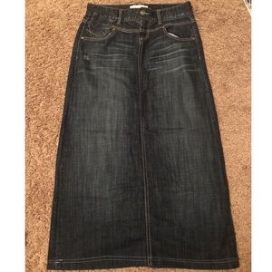 Dark Wash Maurices Skirt